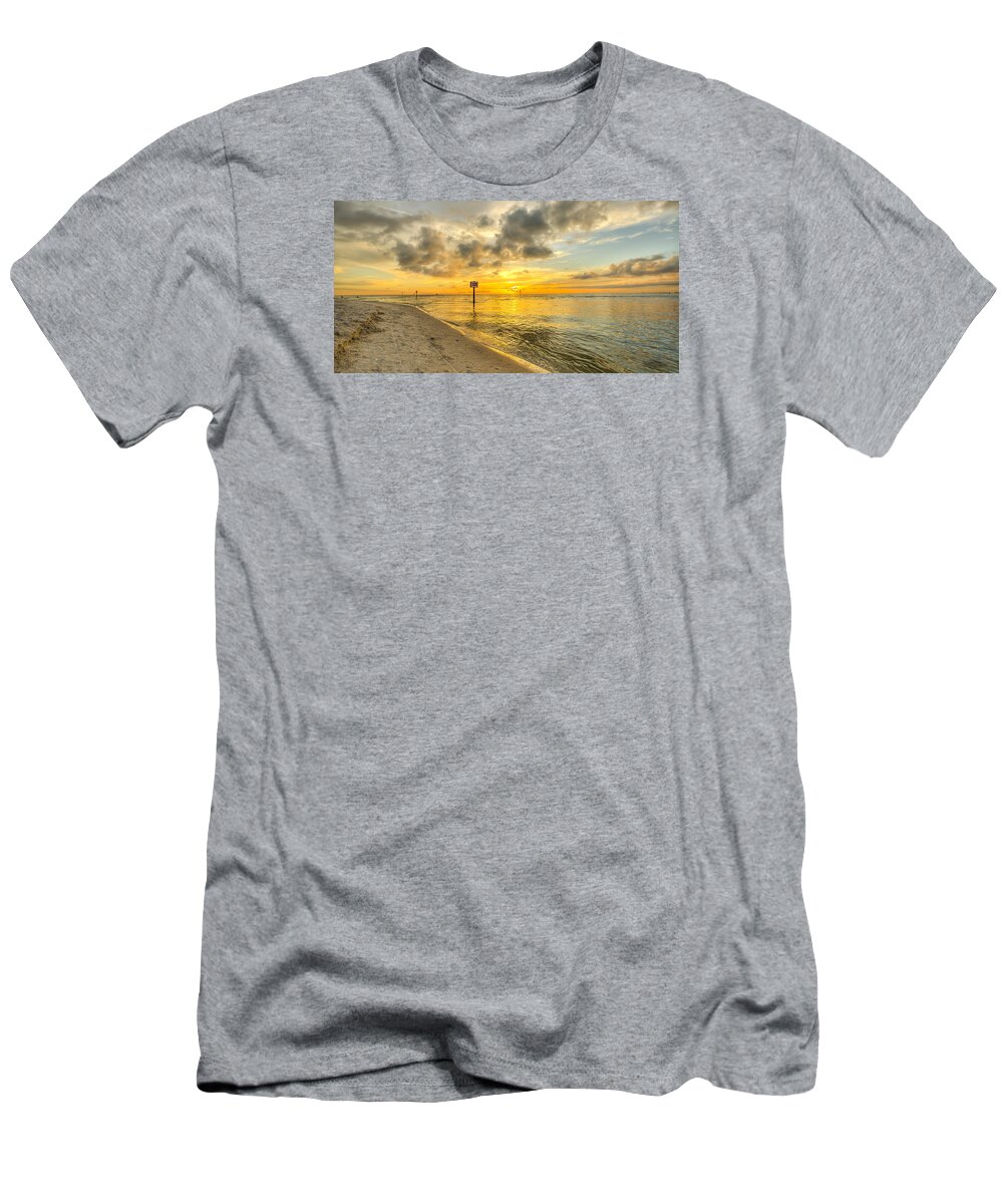 Southwest T-Shirt featuring the photograph Wiggins Pass State Park by Sean Allen