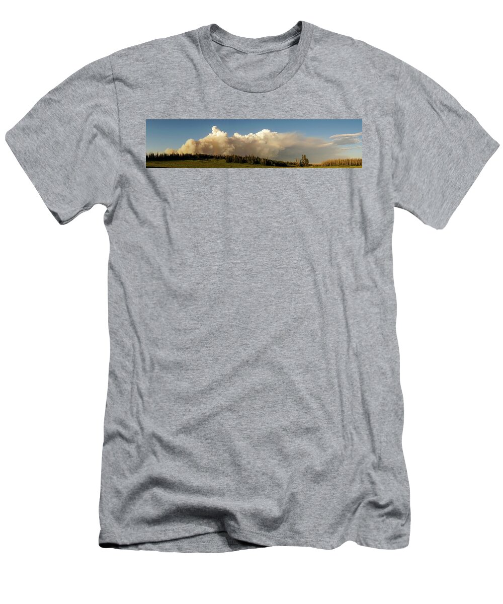 Utah T-Shirt featuring the photograph Wildfire Meadow Cedar Breaks National Monument by Lawrence S Richardson Jr