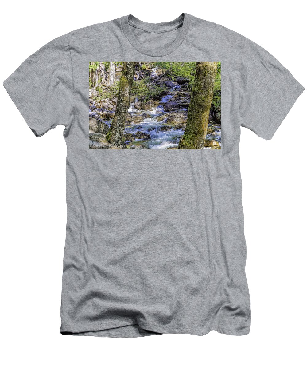 Creek T-Shirt featuring the photograph Winding Creek by Mark Joseph