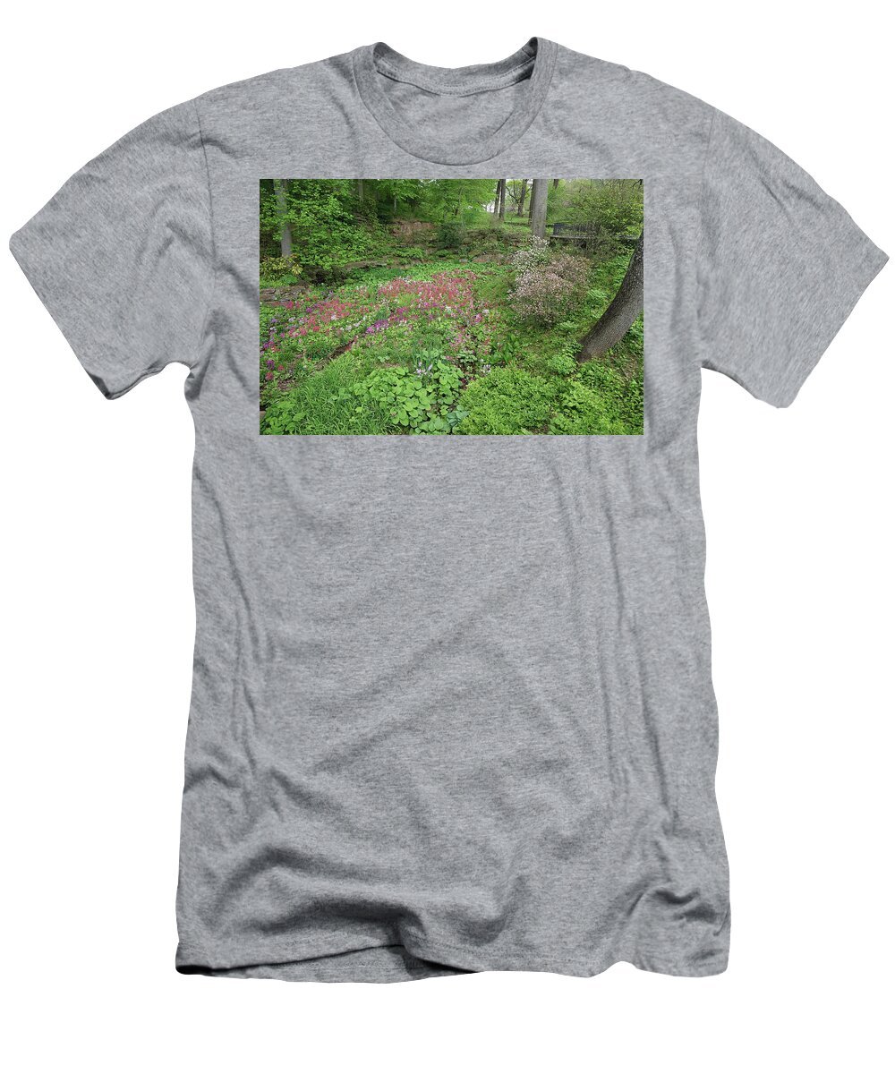 Winterthur T-Shirt featuring the photograph Winterthur Gardens #5435 by Raymond Magnani