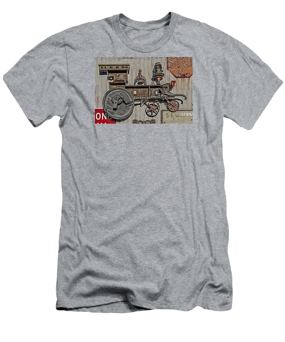 Newburyport T-Shirt featuring the photograph Wooden Train by Rick Mosher