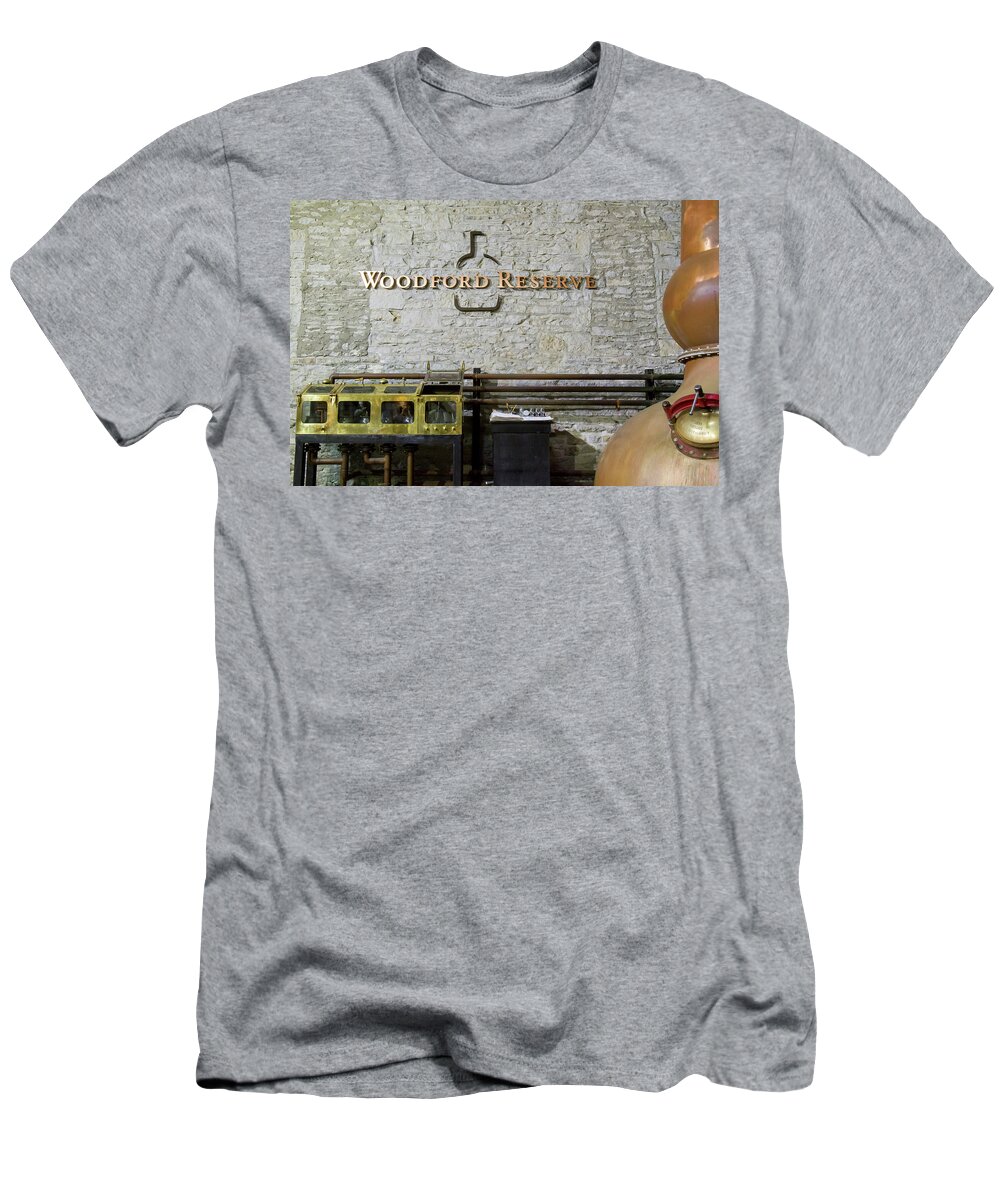 American T-Shirt featuring the photograph Woodford Reserve Distillery by Karen Foley