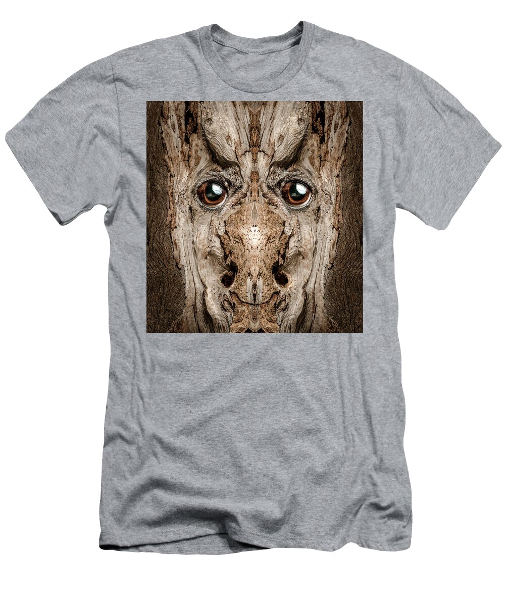 Wood T-Shirt featuring the digital art Woody 188 by Rick Mosher