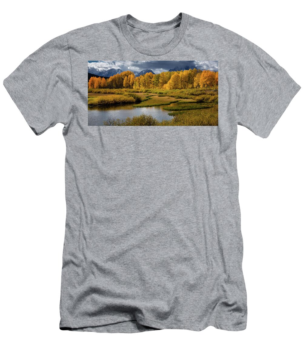 Blue T-Shirt featuring the photograph Wyoming Wonder by Gary Migues
