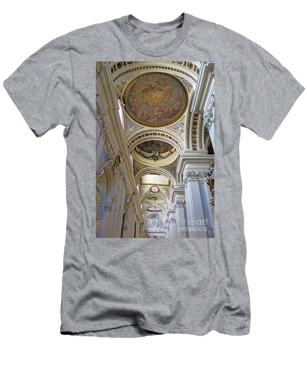 Cathedral T-Shirt featuring the photograph Zaragoza Cathedral 15 by Randall Weidner