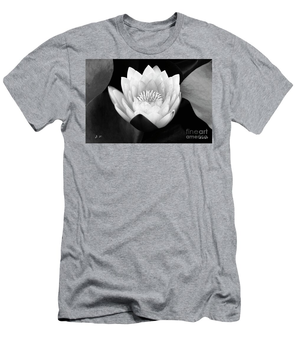 Waterlily T-Shirt featuring the photograph Rising Zen by John F Tsumas