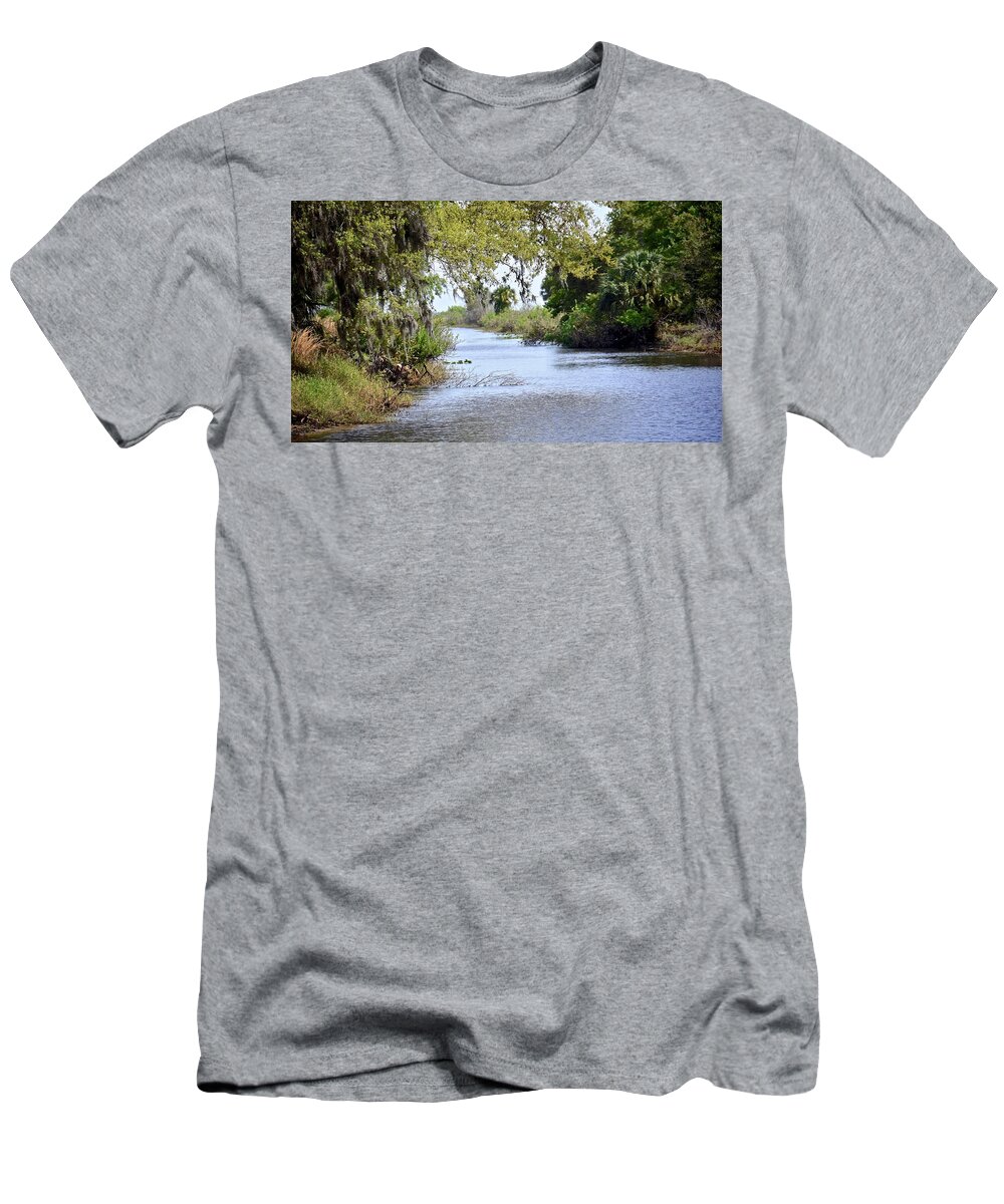 Canal T-Shirt featuring the photograph Zipperer Canal by Carol Bradley