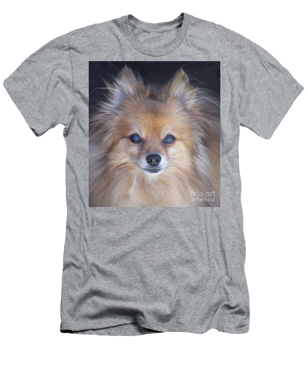 Dog T-Shirt featuring the photograph Zoom by Brian Commerford