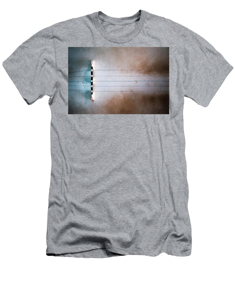 Strings T-Shirt featuring the photograph Five String Banjo by Scott Norris