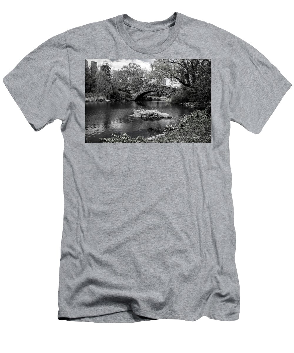 Bridge T-Shirt featuring the photograph Park Bridge #1 by Stuart Manning