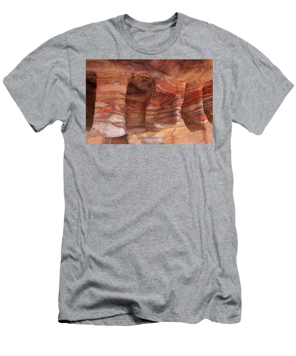 Petra T-Shirt featuring the photograph Petra, Jordan by Richard Krebs
