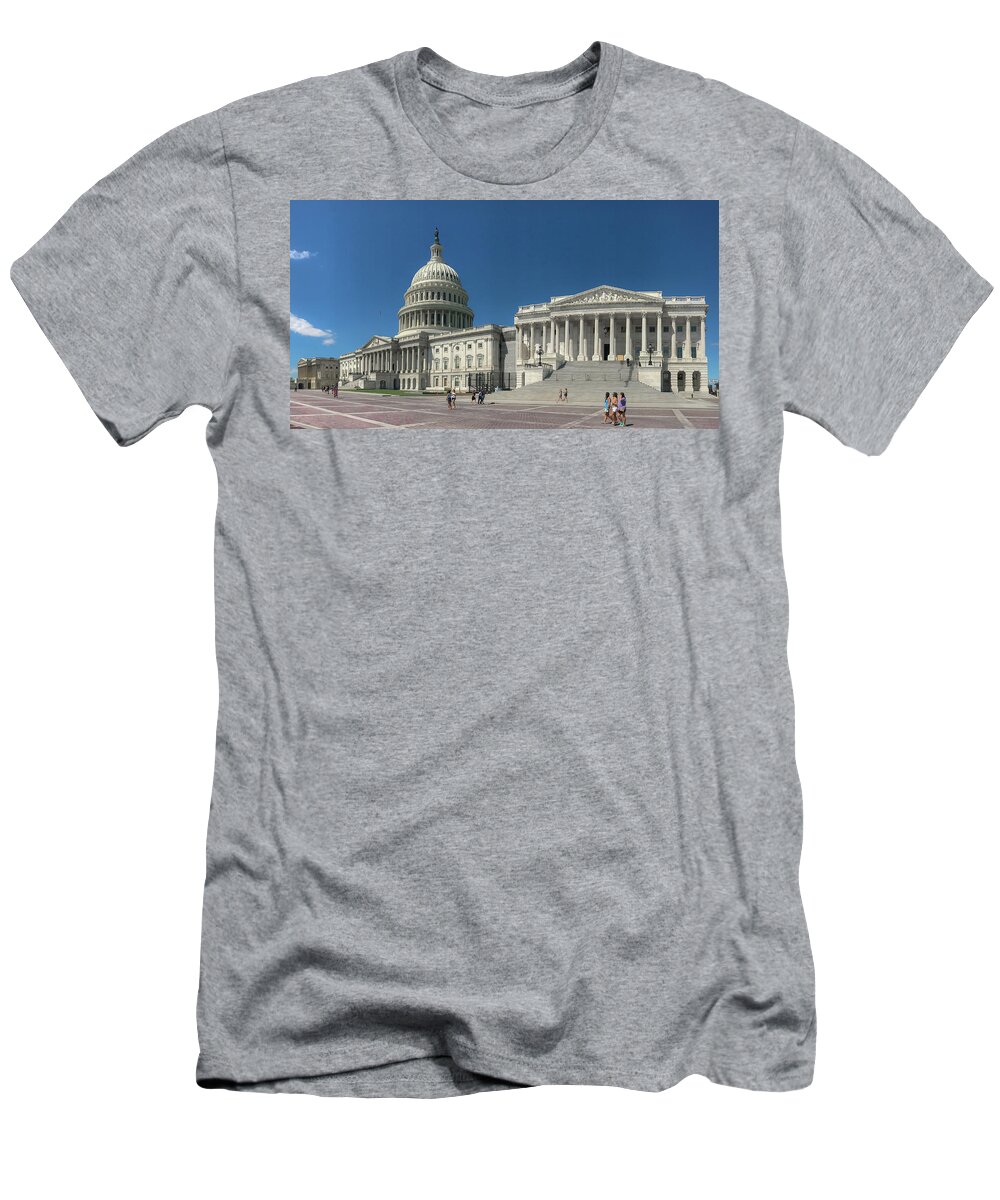 Us Capitol T-Shirt featuring the photograph United States Capitol by Lora J Wilson