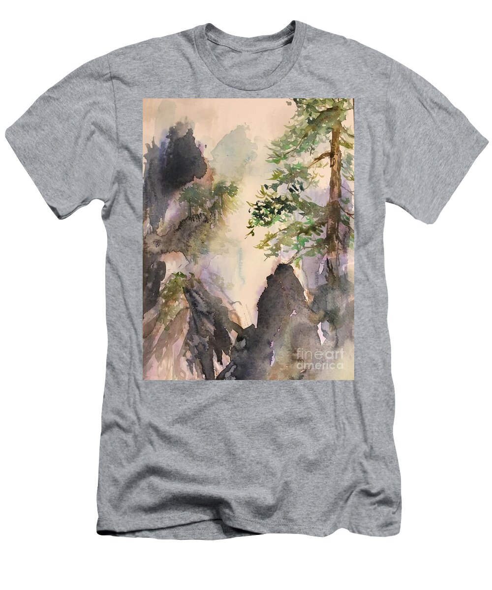 1352019 T-Shirt featuring the painting 1352019 by Han in Huang wong