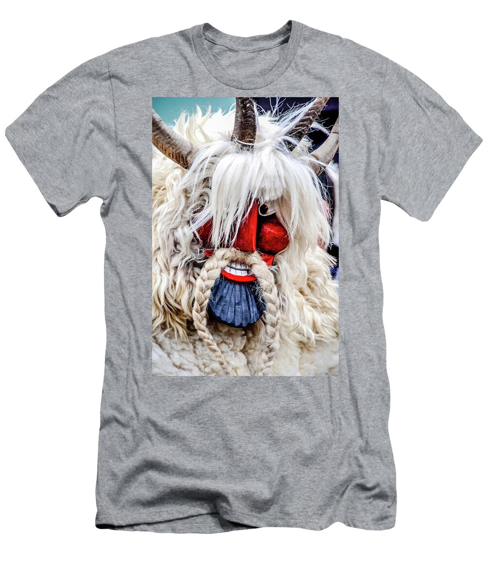 Horned T-Shirt featuring the photograph Hungarian Buso #2 by Tito Slack
