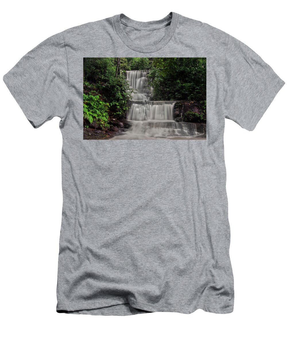 Water T-Shirt featuring the photograph Waterfall #1 by Irman Andriana