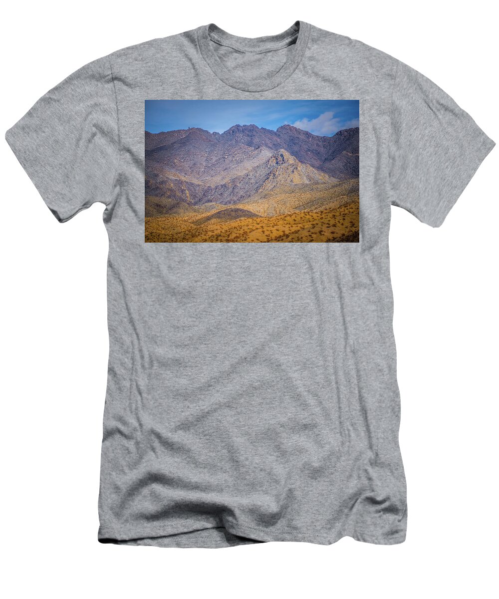 Red T-Shirt featuring the photograph Red Rock Canyon Landscape Near Las Vegas Nevada #22 by Alex Grichenko