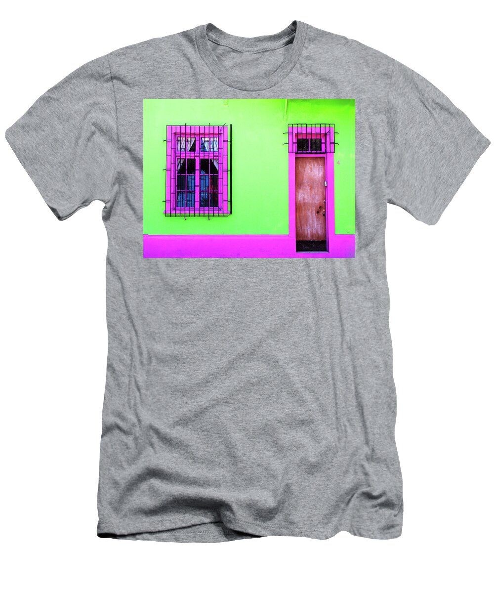 Streetscape T-Shirt featuring the photograph 4 Calle Santiago by Rick Locke - Out of the Corner of My Eye