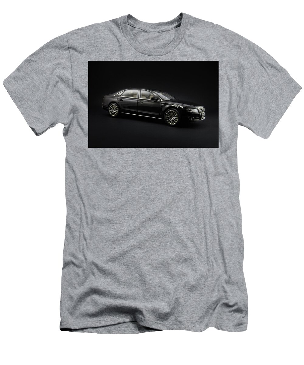 Audi T-Shirt featuring the photograph Audi A8 W12 #6 by Evgeny Rivkin