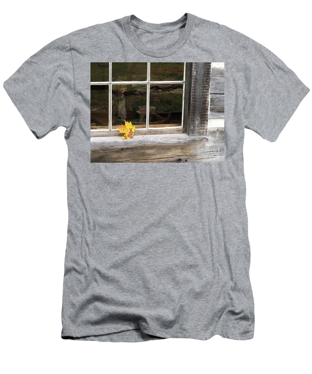 Autumn T-Shirt featuring the photograph A Thoughtful Moment by Paula Guttilla