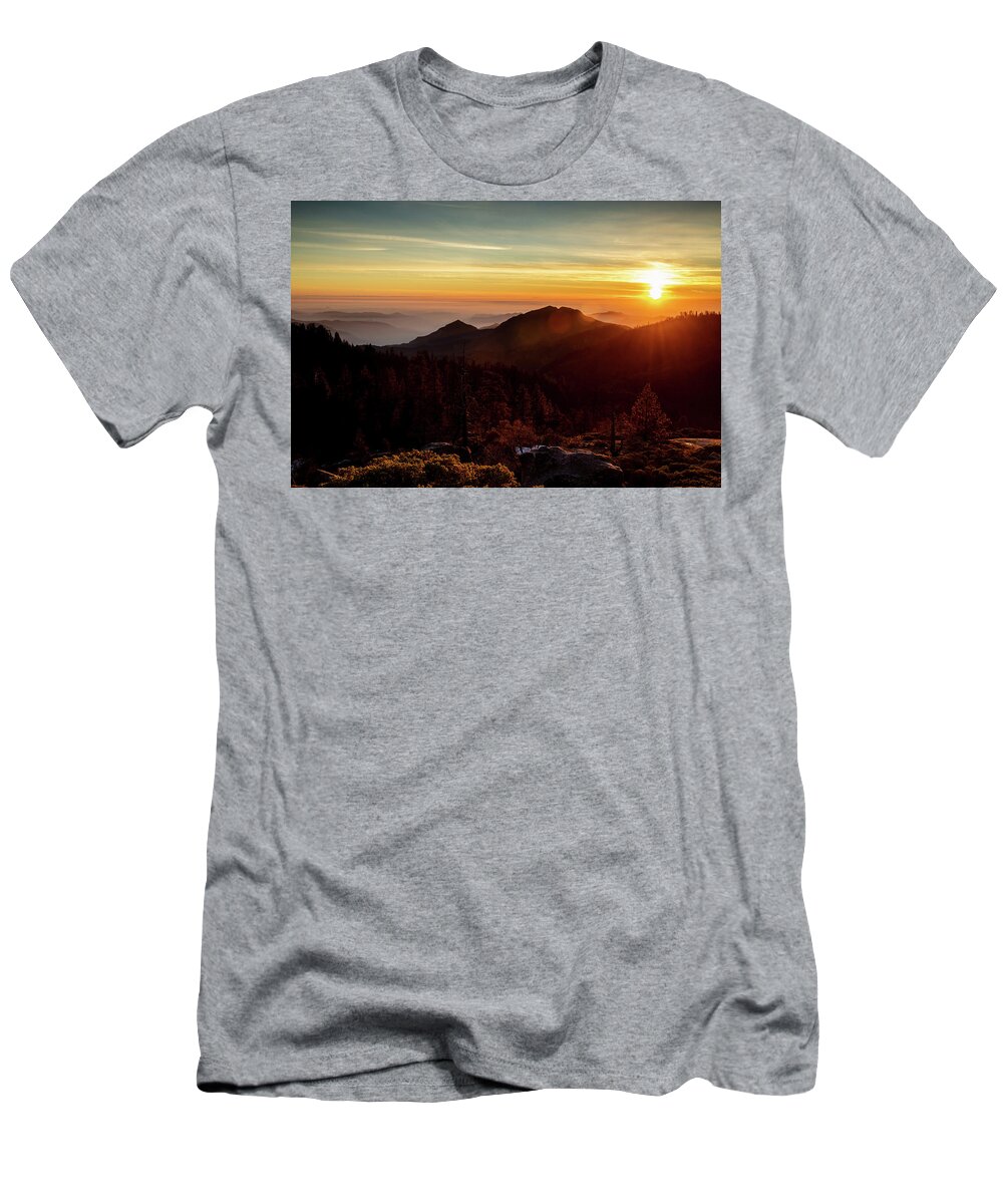 Mountains T-Shirt featuring the photograph Above the Clouds by Aileen Savage