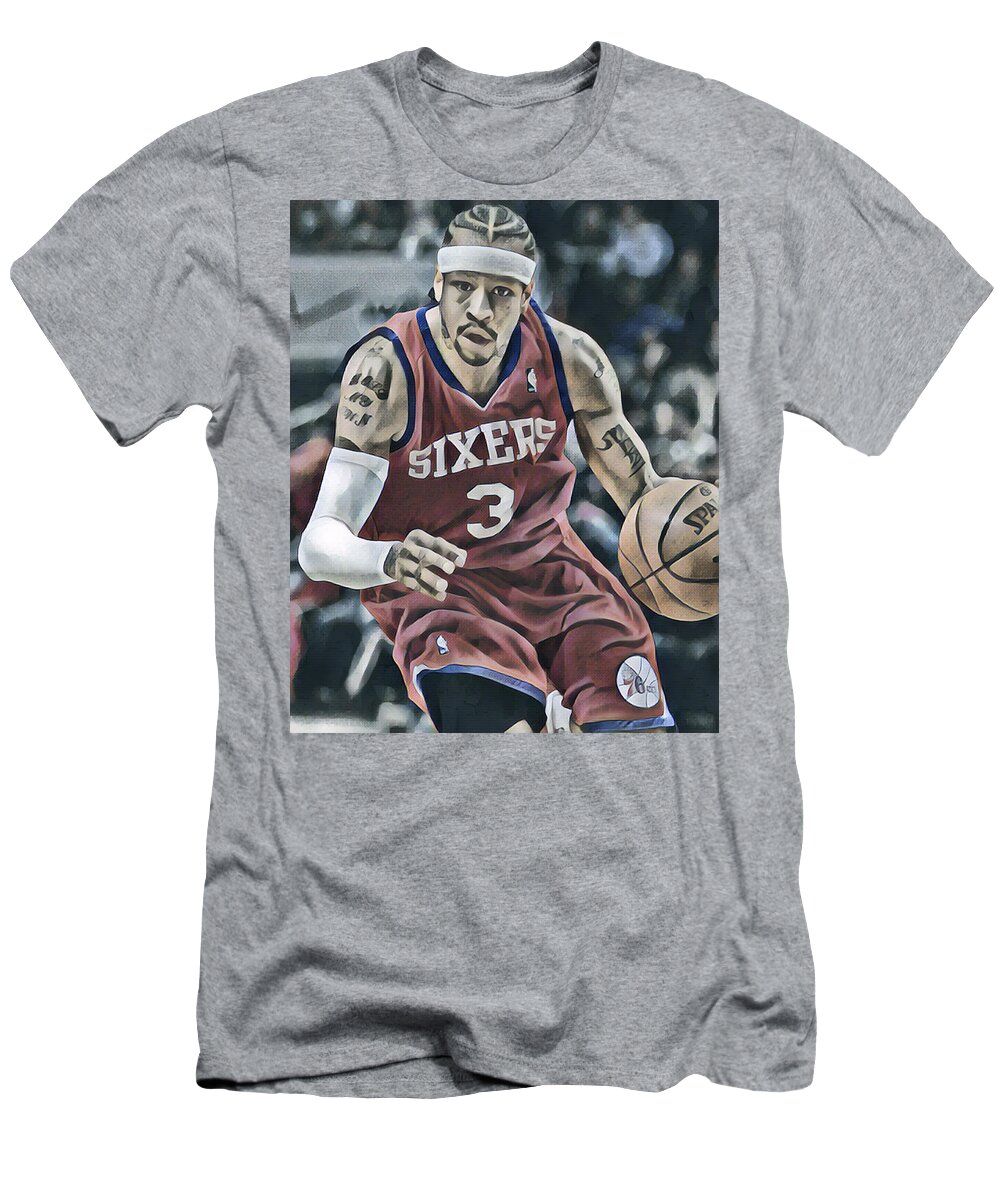 Official Philadelphia 76ers Allen Iverson T-Shirts, Allen Iverson 76ers  Tees, Sixers Shirts, Tank Tops