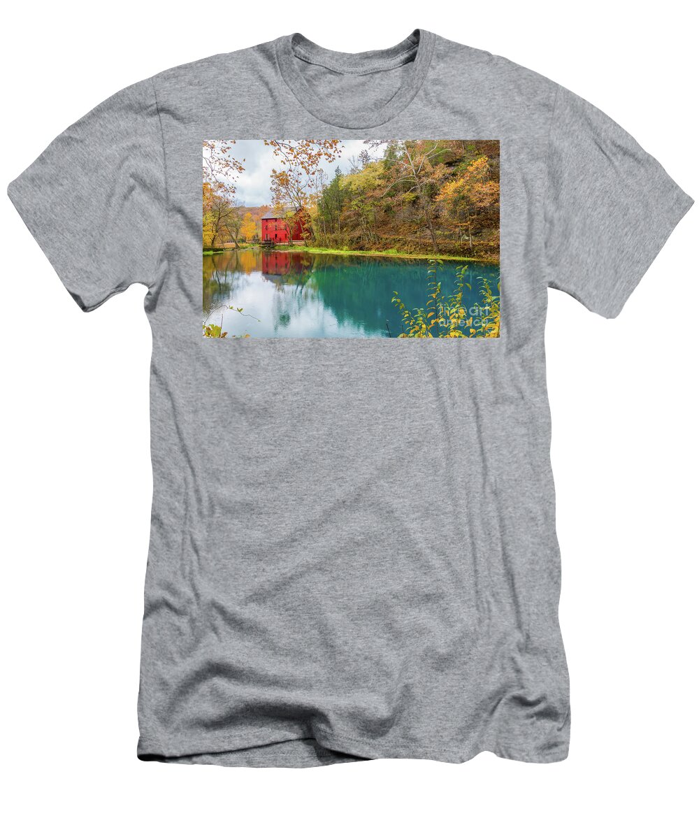 Alley T-Shirt featuring the photograph Alley Roller Mill And Spring by Jennifer White