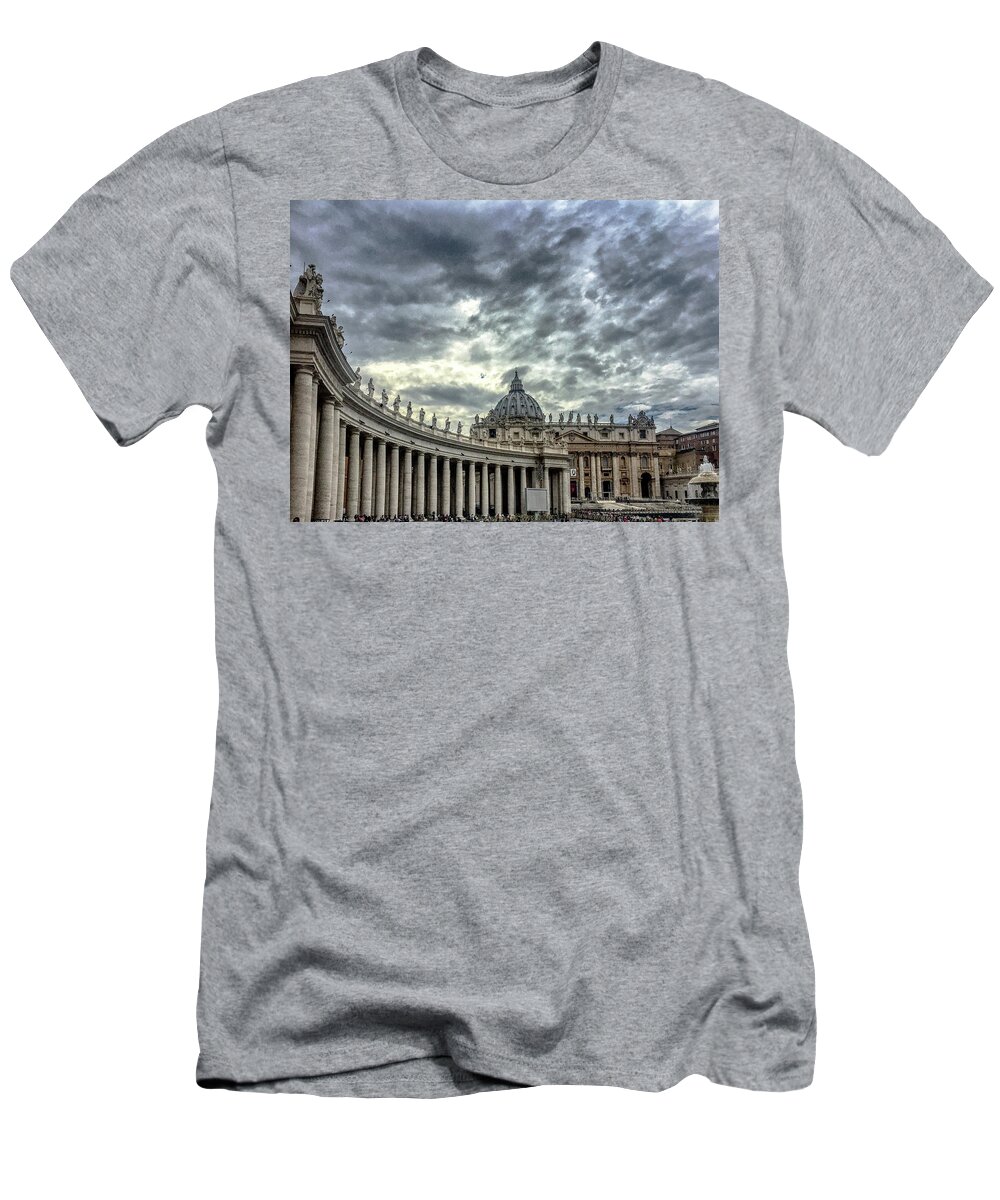 Church T-Shirt featuring the photograph Always a Crowd by Joseph Yarbrough