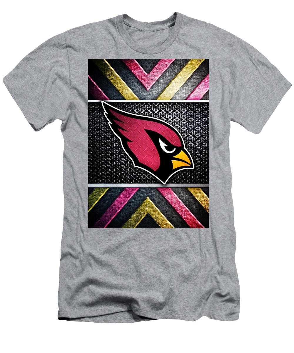 Arizona Cardinals Logo Art T-Shirt by William Ng - Pixels