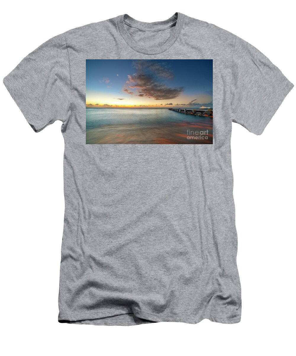  T-Shirt featuring the photograph As Day Becomes Night by Hugh Walker