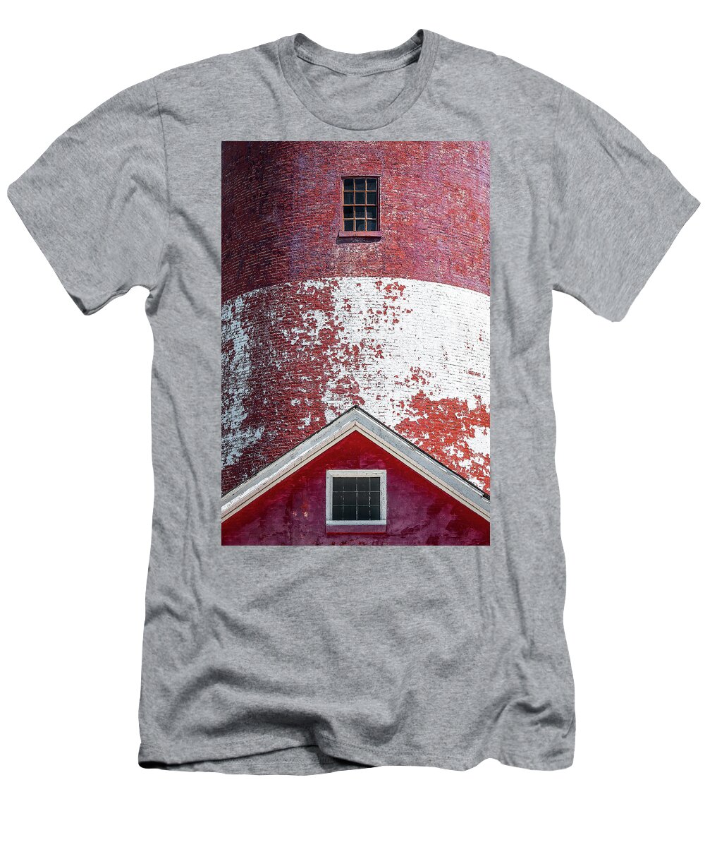 Lighthouse T-Shirt featuring the photograph Assateague Lighthouse Stripe by Ginger Stein
