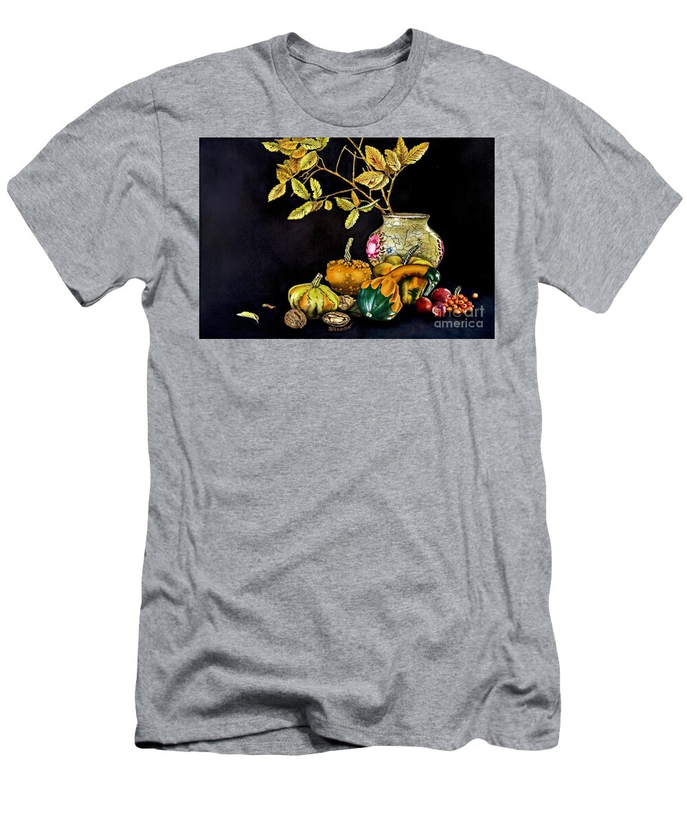 Autumn T-Shirt featuring the painting Autumn Colors by Jeanette Ferguson
