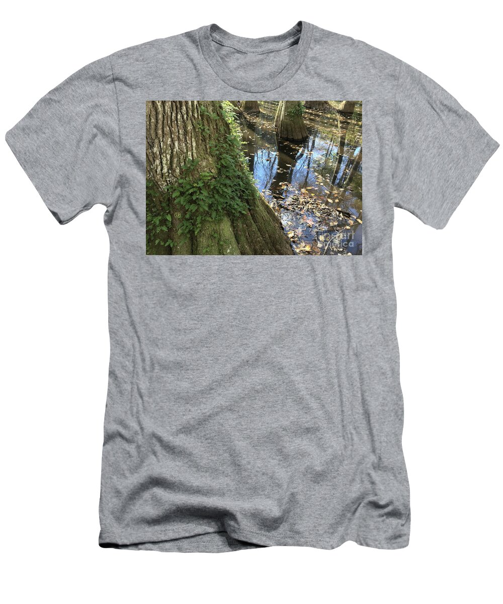 Bayou T-Shirt featuring the photograph Bayou 1 by Dominique Fortier