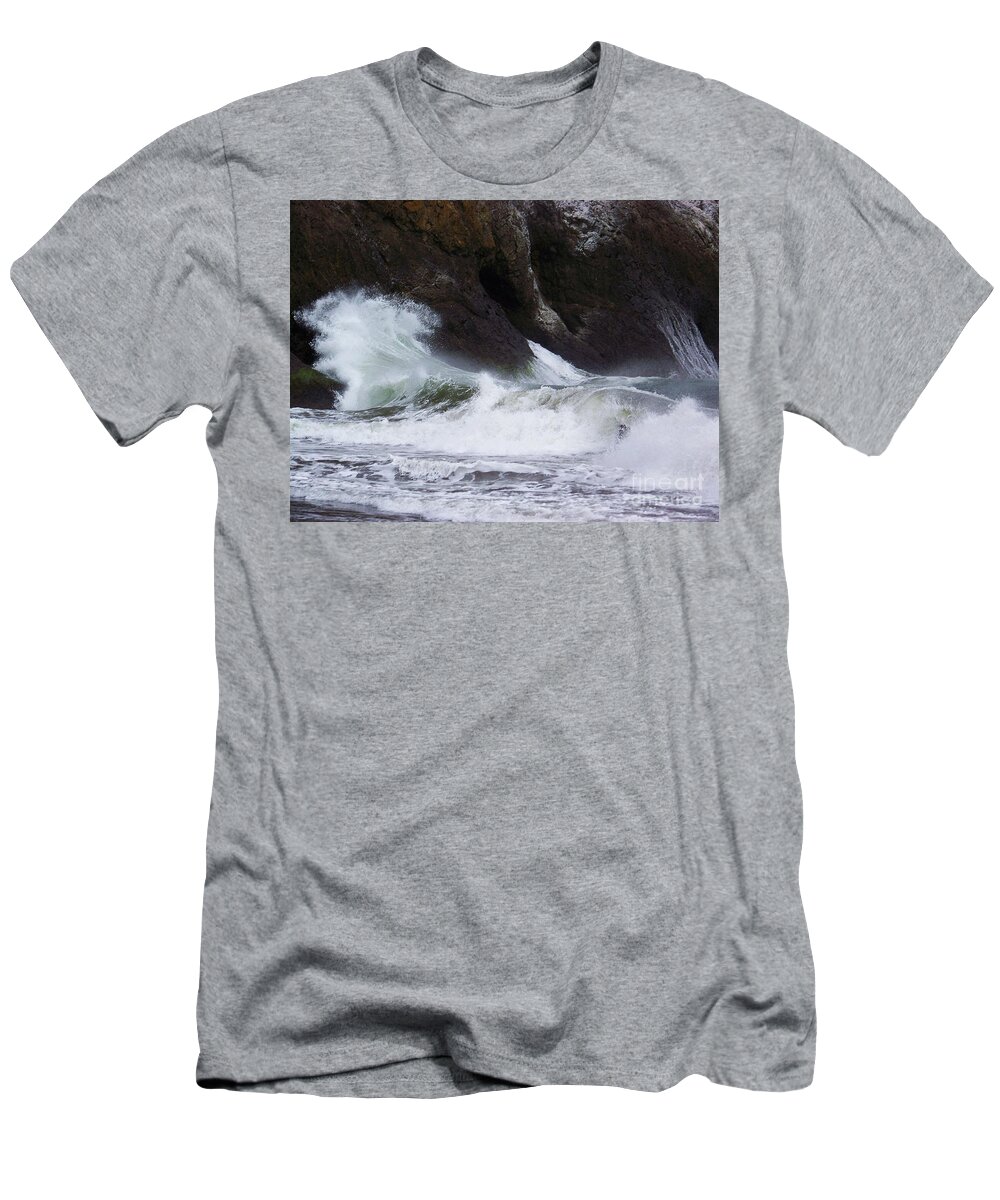 Ocean T-Shirt featuring the photograph Breakers by Julie Rauscher