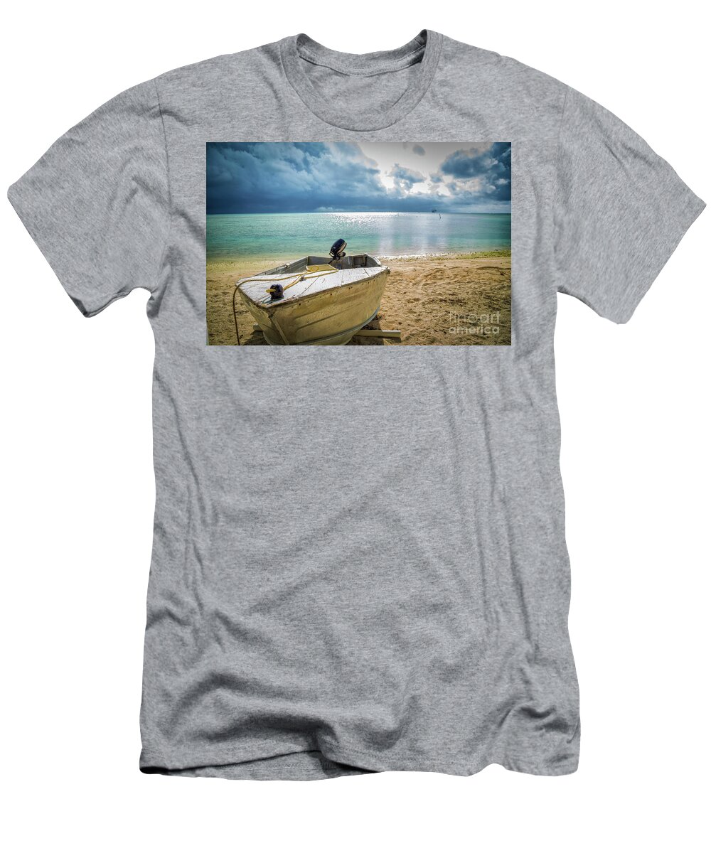 Cook Islands T-Shirt featuring the photograph Brewing by Becqi Sherman