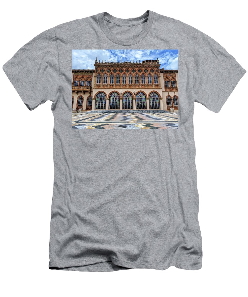 Architecture T-Shirt featuring the photograph Ca D'Zan by Portia Olaughlin