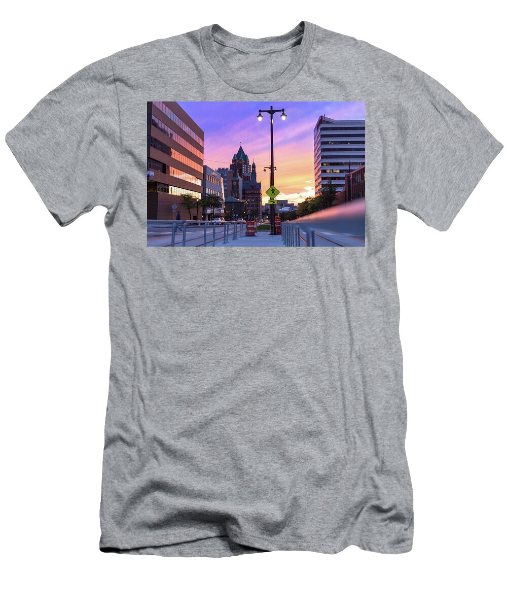 Sunset T-Shirt featuring the photograph Colorful Kilbourn Sunset by Vincent Buckley