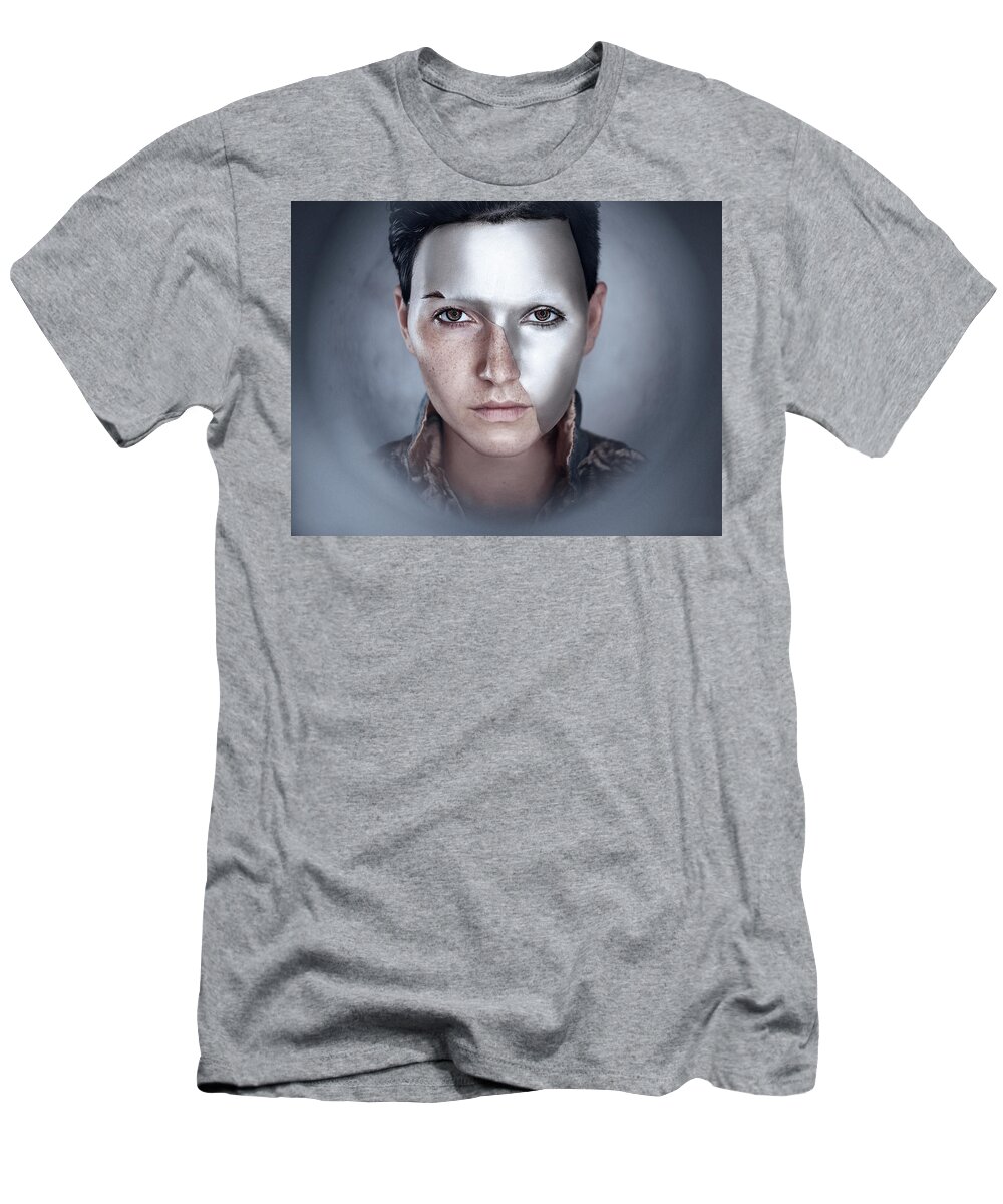 Russian Artists New Wave T-Shirt featuring the photograph Cybernetics by Ivan Kovalev