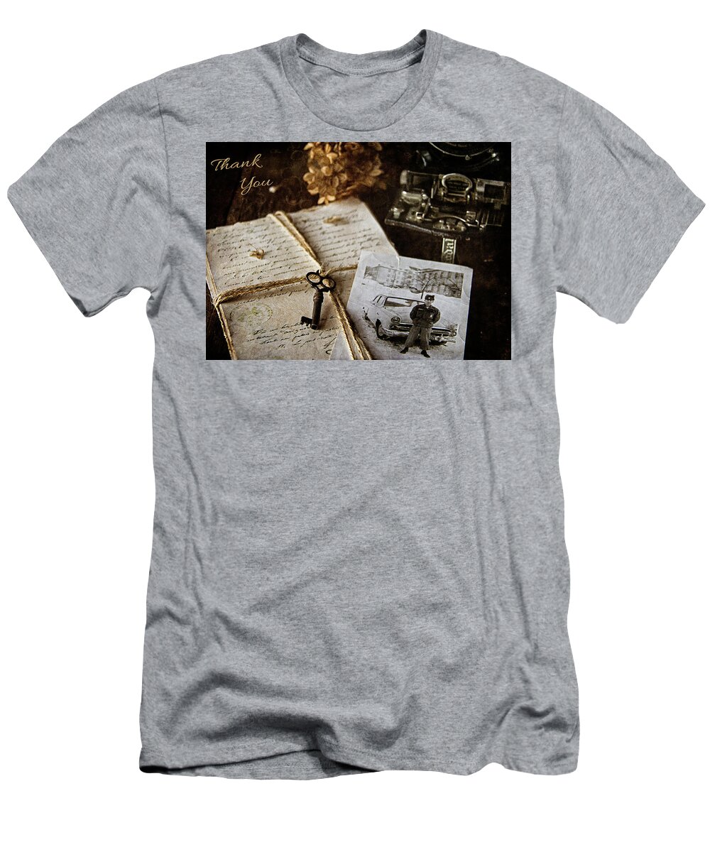 Dad T-Shirt featuring the photograph Dad by Cindi Ressler