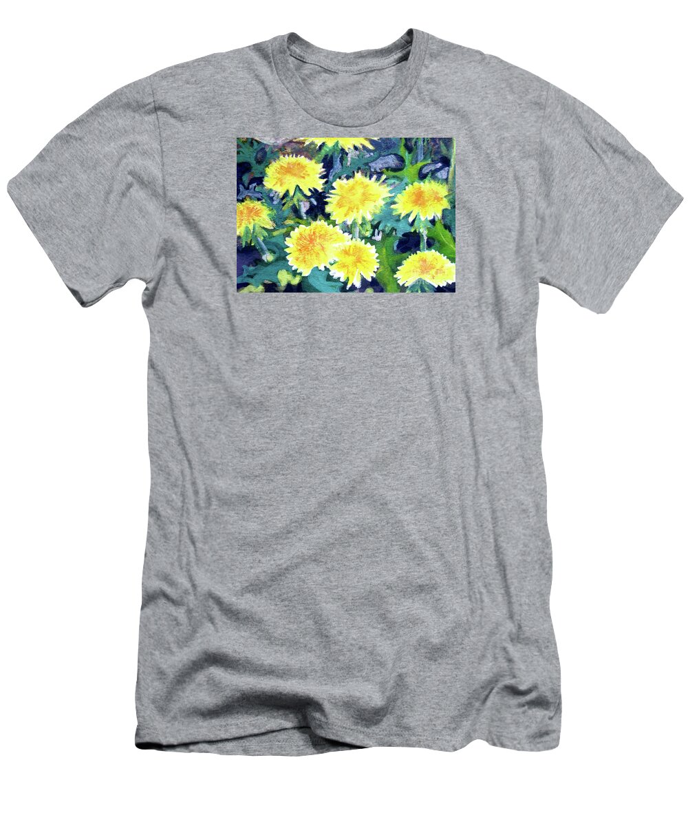 Paintings T-Shirt featuring the painting Dandy Grouping by Kathy Braud