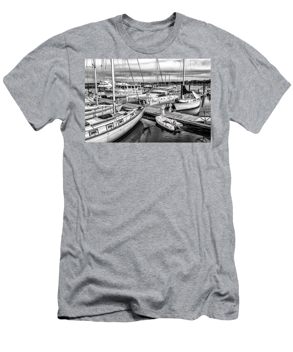 Dingy T-Shirt featuring the photograph Docked Up by Scott Hansen