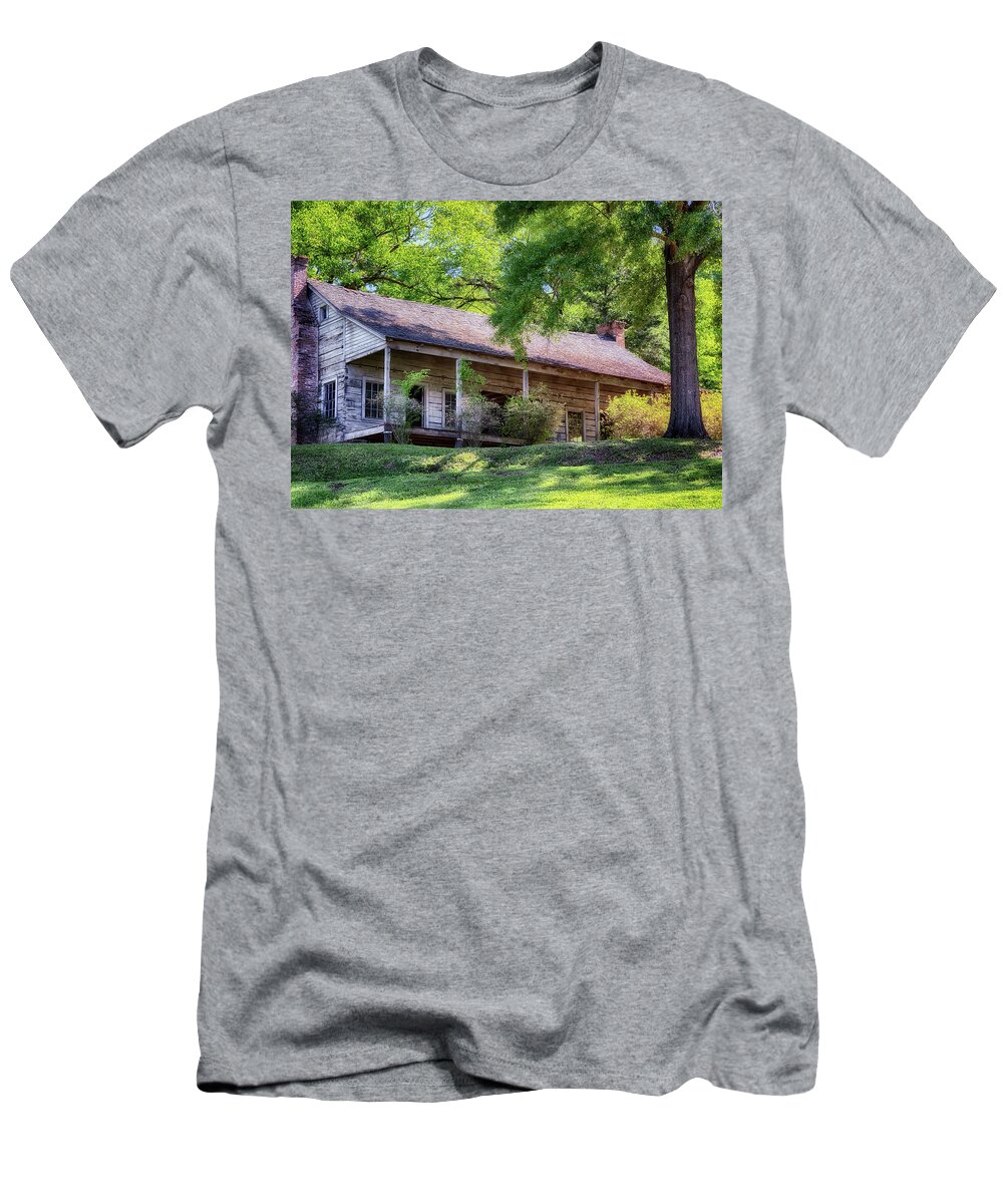 Dogtrot T-Shirt featuring the photograph Dogtrot on the Hill by Susan Rissi Tregoning