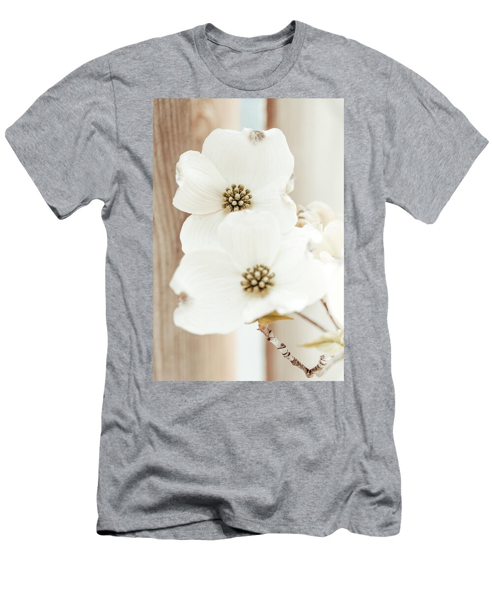 Flowers T-Shirt featuring the photograph Dogwood Duo by Philippe Sainte-Laudy