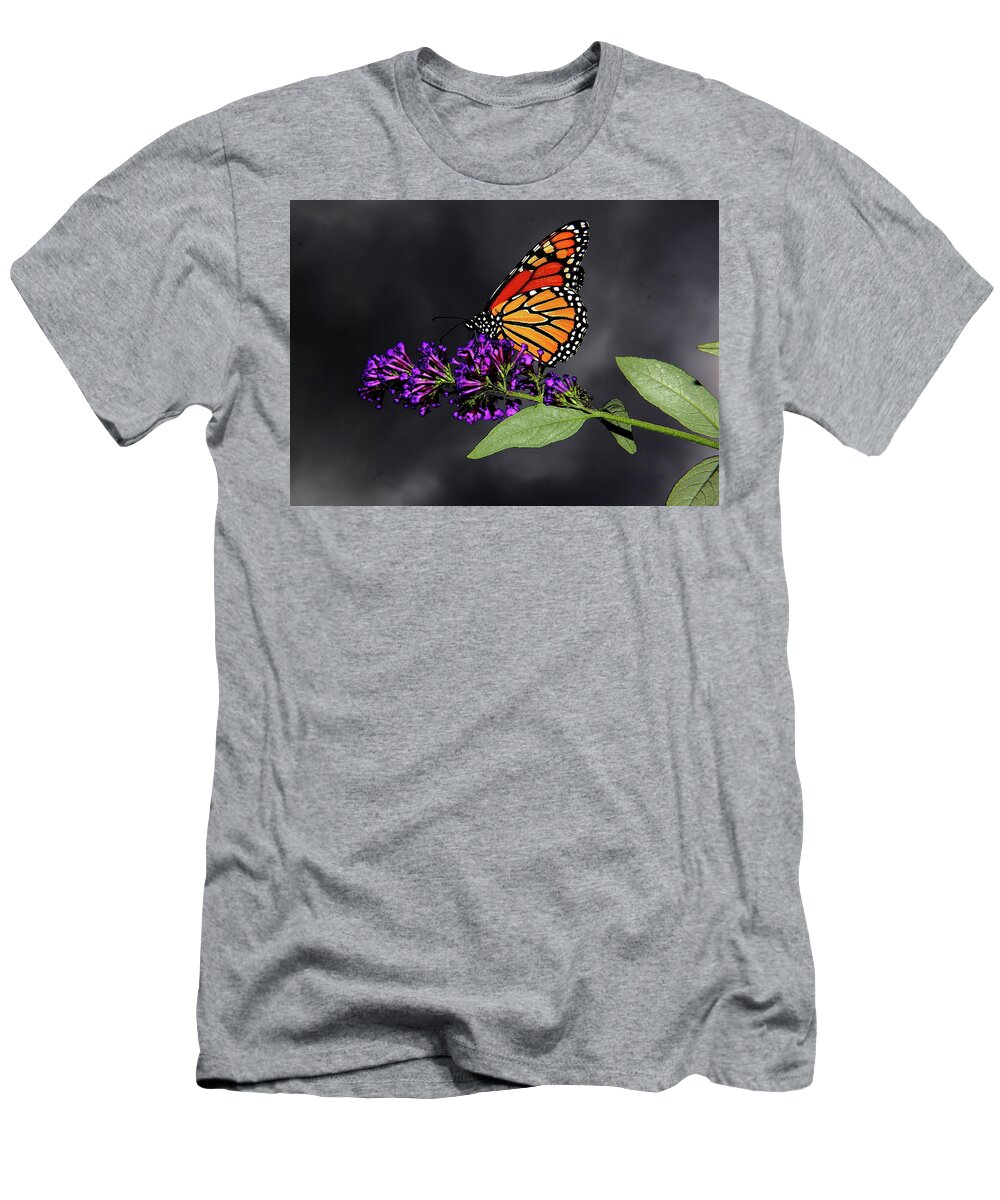  Butterfly T-Shirt featuring the photograph Drink Deeply of This Moment by Allen Nice-Webb