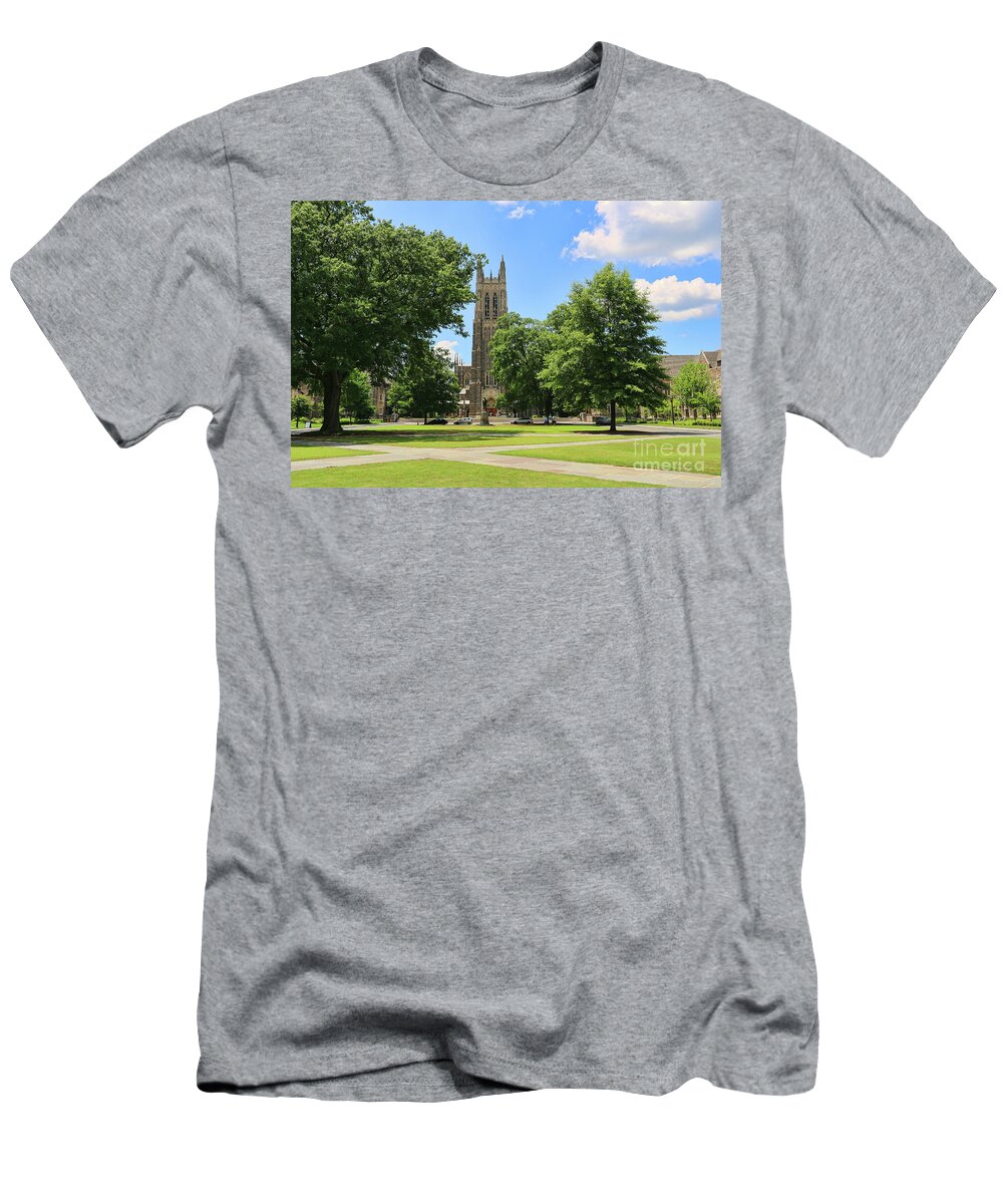 Duke University T-Shirt featuring the photograph Duke University Chapel 3536 by Jack Schultz