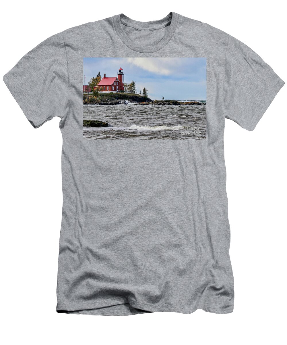 Eagle Harbor Lighthouse T-Shirt featuring the photograph Eagle Harbor Lighthouse by Susan Rydberg