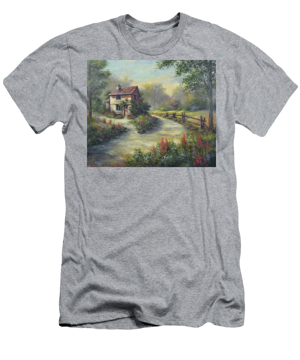 European Cottage T-Shirt featuring the photograph European Cottage II by Lynne Pittard