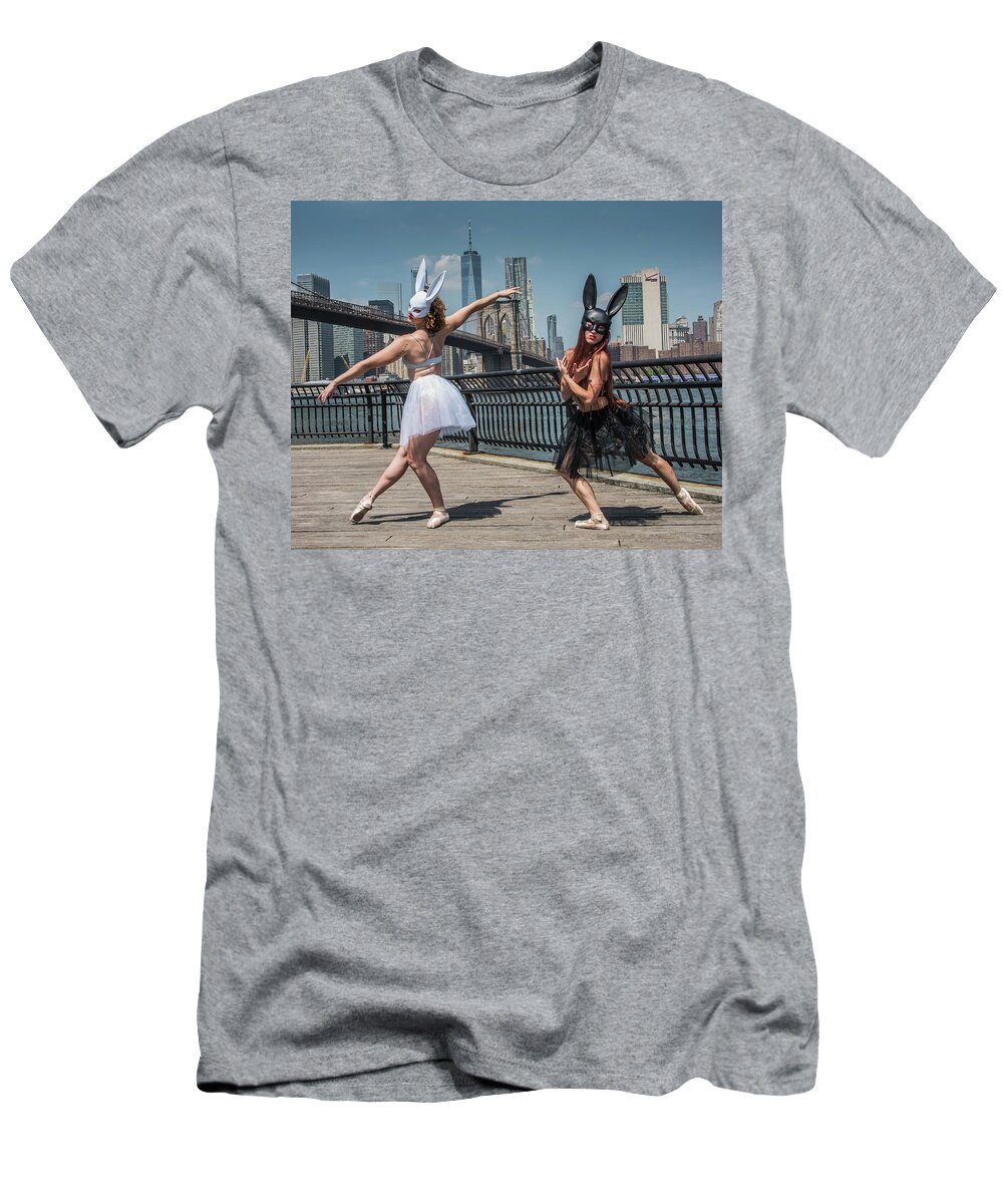 Brooklyn T-Shirt featuring the photograph Fantasy in Brooklyn 3 by Alan Goldberg