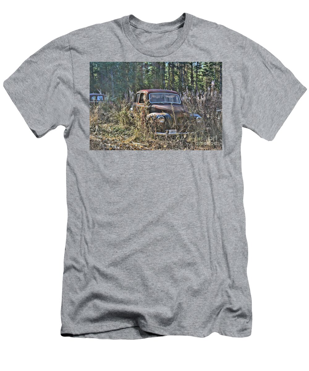 Vintage T-Shirt featuring the photograph Forest Finds by Vivian Martin