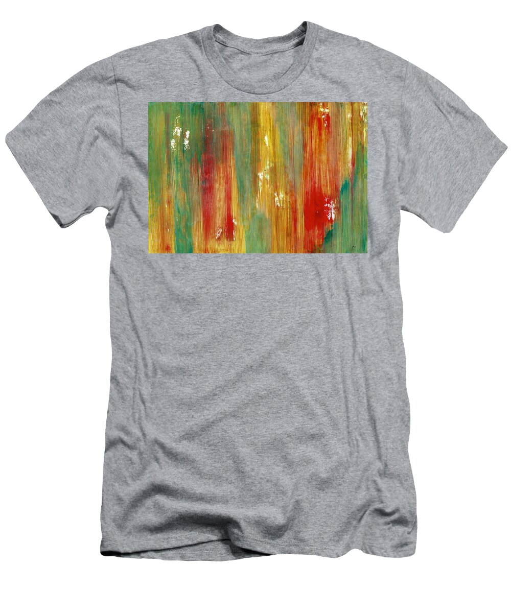 Gamma 62 T-Shirt featuring the painting Gamma #62 Abstract by Sensory Art House