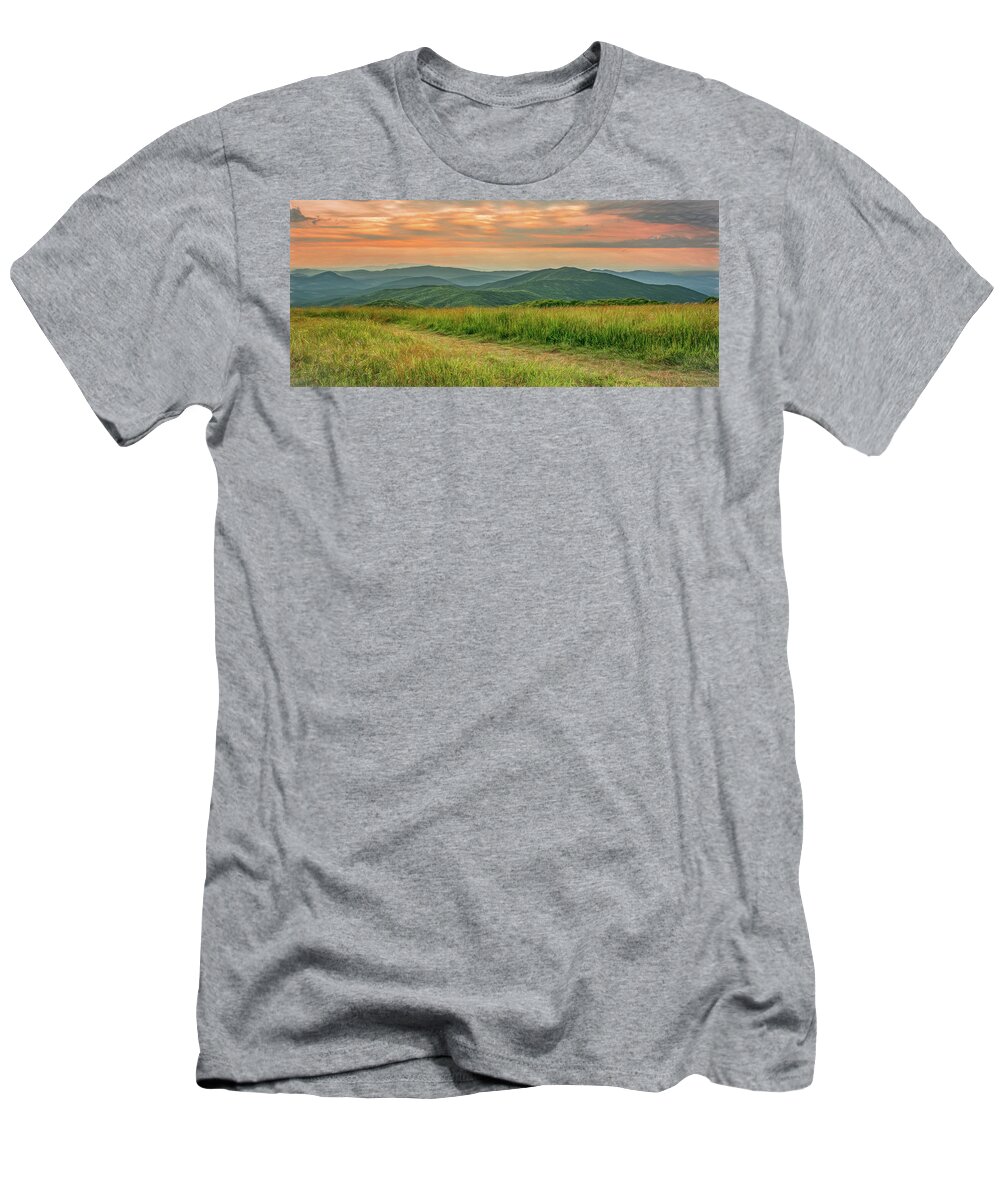 Appalachian Trail T-Shirt featuring the photograph Go Gently Into That Good Night by Marcy Wielfaert